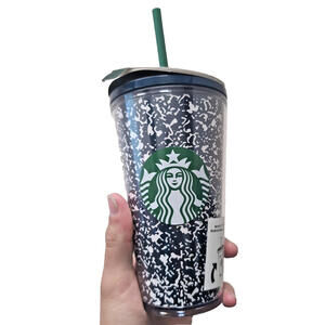 (NEW) Starbucks 2020 Back to School Composition Notebook Tumbler + DIY Stickers